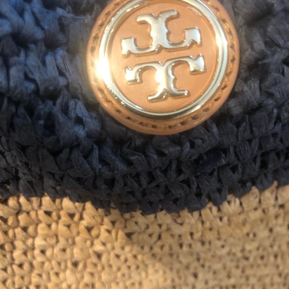 Lined Raffia tote from Tory Burch